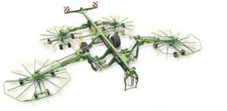 Причіпні валкоутворювачі (барабанні граблі) Krone Swadro 1400 Plus
