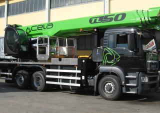 Телескопічні підйомники Автовишки з телескопічною стрілою CELA TL50