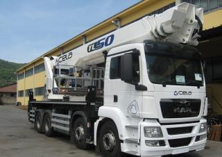 Телескопічні підйомники Автовишки з телескопічною стрілою CELA TL50