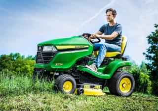 Газонокосарки, газонні та садові трактори John Deere X354