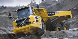 Шарнірні самоскиди Volvo A25F