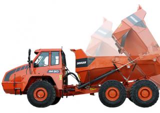 Шарнірні самоскиди Doosan DA30