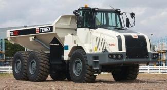 Шарнірні самоскиди Terex TA 250
