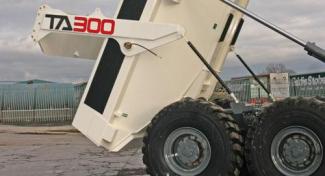 Шарнірні самоскиди Terex TA 300