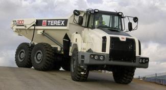 Шарнірні самоскиди Terex TA 300