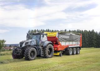 Спрощені причепи для силосу Pöttinger Jumbo 8450 DB