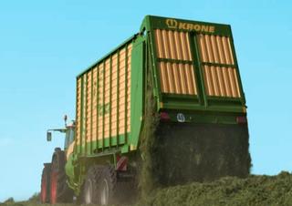 Спрощені причепи для силосу Krone ZX 350 GL