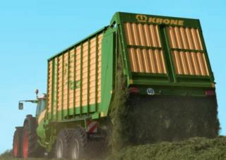 Спрощені причепи для силосу Krone ZX 400 GL