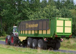 Спрощені причепи для силосу Krone ZX 430 GD 