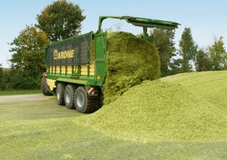 Спрощені причепи для силосу Krone ZX 430 GL