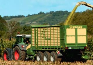 Спрощені причепи для силосу Krone ZX 450 GD