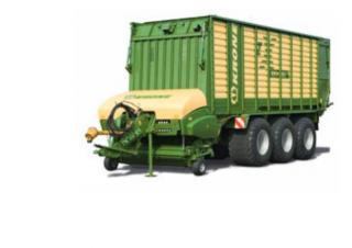 Спрощені причепи для силосу Krone ZX 450 GD