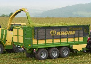 Спрощені причепи для силосу Krone ZX 560 GL