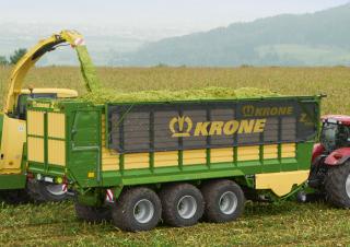 Спрощені причепи для силосу Krone ZX 560 GL