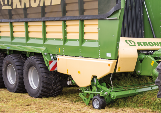 Спрощені причепи для силосу Krone ZX 560 GL