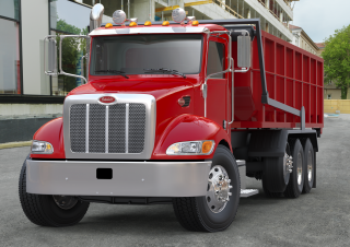 Вантажівки стійке шасі Peterbilt 348 PACCAR PX-7