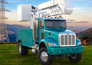 Вантажівки стійке шасі Peterbilt 348 PACCAR PX-7