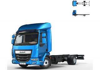 Вантажівки стійке шасі DAF LF 150 FA