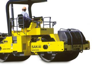 Катки Тандемні вібраційні дорожні катки Sakai SW800-II