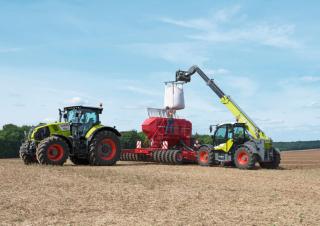 Телескопічні навантажувачі Claas Scorpion 756