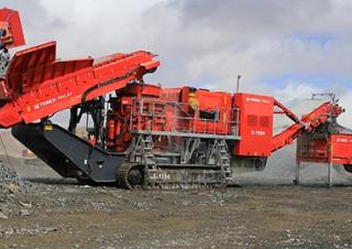Установки для переробки щебеню Terex-Finlay C 1554