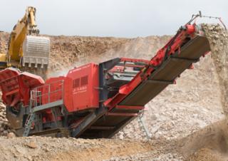 Установки для переробки щебеню Terex-Finlay J 1480