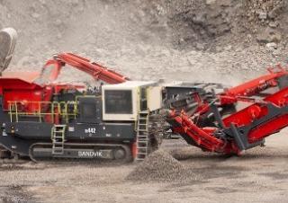 Установки для переробки щебеню Sandvik QI442