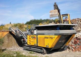 Установки для переробки щебеню Rubble Master RM 70 GO!