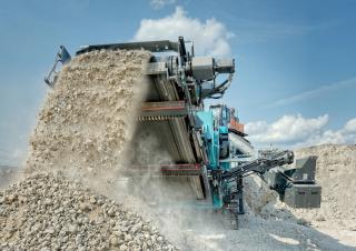 Установки для переробки щебеню Powerscreen Trakpactor 260SR
