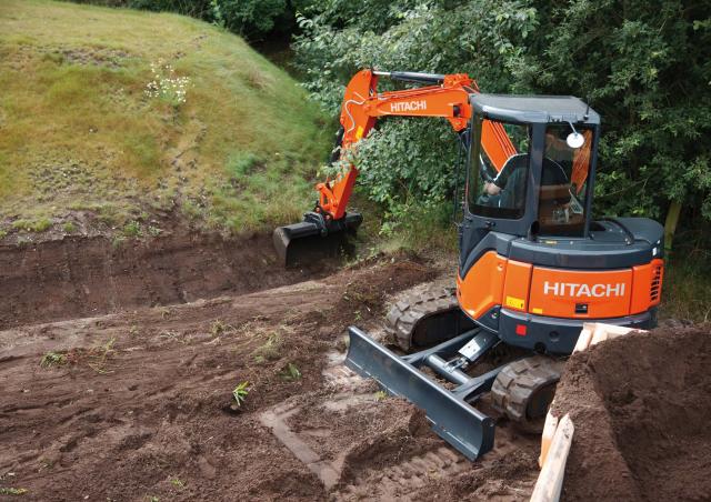 ウチヤマ Специфікація екскаватора Hitachi ZX 52 U 3 (2010 - 2013