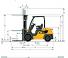 Розміри Caterpillar DP30N 