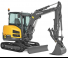 Міні-екскаватори Volvo ECR40D