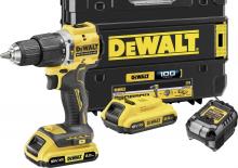Акумуляторні дрилі та шуруповерти DEWALT DCD100YD2T-QW