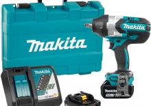 Акумуляторні ударні гайковерти та гайковерти Makita DTW1002RTE