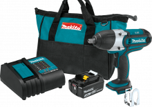Акумуляторні ударні гайковерти та гайковерти Makita XWT04S1