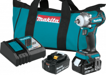 Акумуляторні ударні гайковерти та гайковерти Makita XWT16T