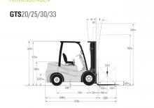 Автонавантажувач дизельний Clark GTS 33 D