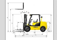 Автонавантажувач дизельний Hyundai 50 DA 7 E
