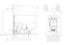 Автонавантажувач дизельний DanTruck 9689 Power +