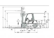 Автонавантажувач дизельний Jungheinrich DFG 50 BS