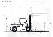 Автонавантажувач дизельний Clark DPH 70