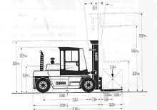 Автонавантажувач дизельний Clark DPL 60