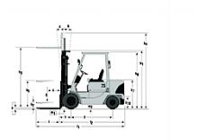 Автонавантажувач дизельний Mitsubishi FD 25 K