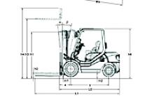 Автонавантажувач дизельний Komatsu FD 30 T 14