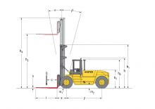 Автонавантажувач дизельний Hyster H 15.00 XM - 12