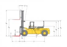 Автонавантажувач дизельний Hyster H 25.00 F