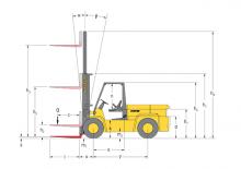 Автонавантажувач дизельний Hyster H 6.00 XL