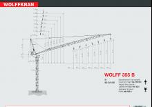 Баштові крани - вантажопідйомна стріла - верхнеповоротні Wolffkran 355 B