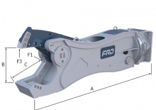 Різаки для сталевого брухту FRD VR56EF