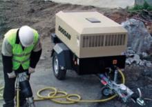 Портативні повітряні компресори: дизельні, електричні, бензинові Doosan 7/120